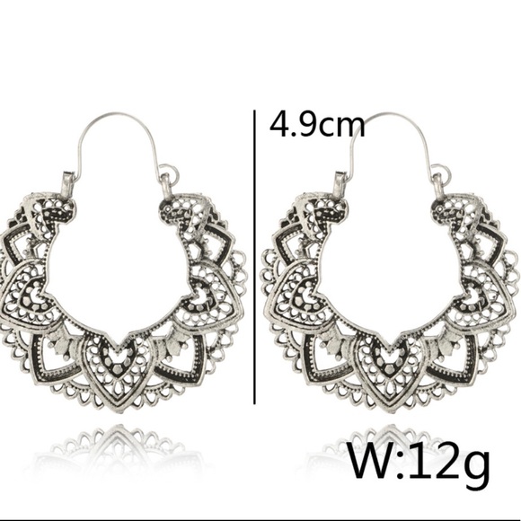 3/$30 Silver Boho Earrings - Picture 6 of 7